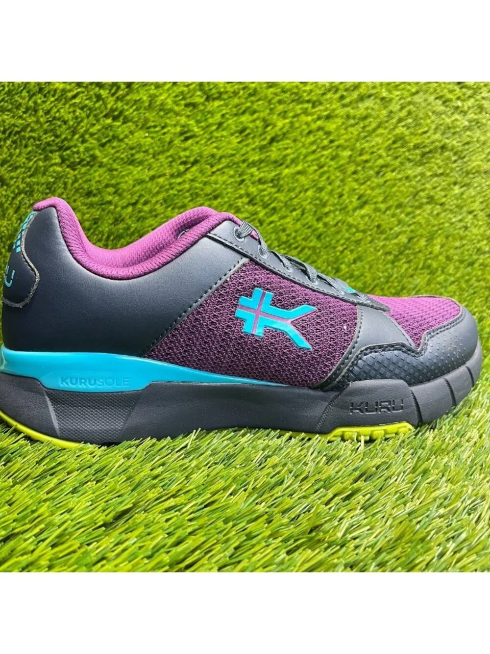Kuru Quantum 2.0 Womens Size 10D Purple Blue Athletic Running Shoes Sneakers